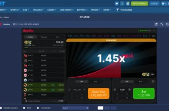 Play Aviator at 1xBet online casino